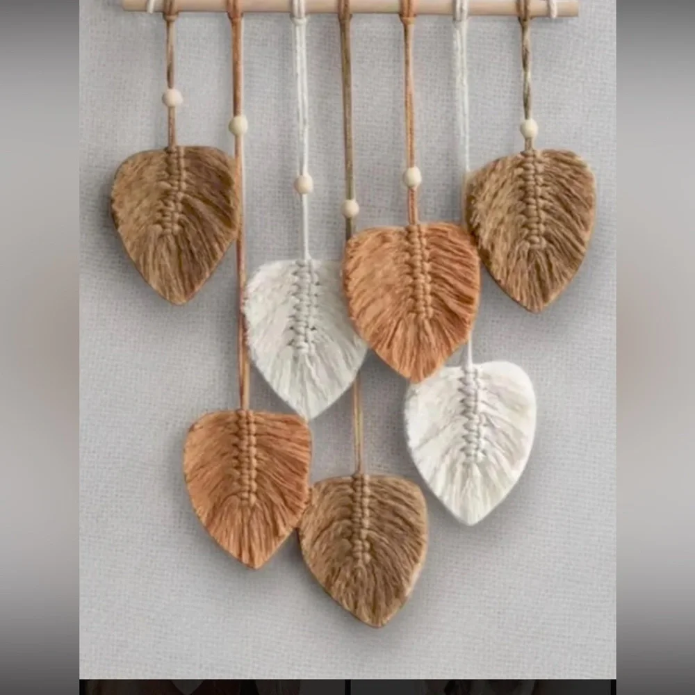 Boho Macrame Feather Wall Hanging: Nature Inspired Yarn Art, macrame